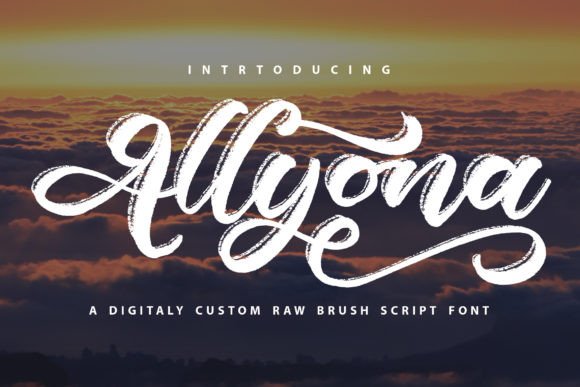 Allyona: A Modern Script Font for Digital Branding