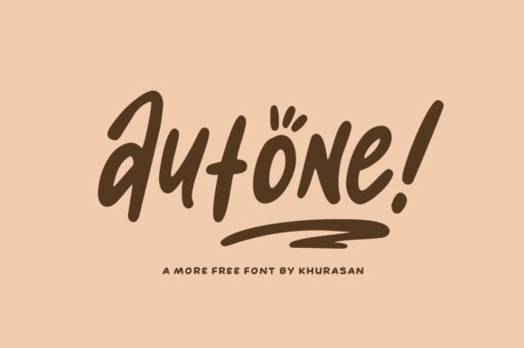 Autone: A Modern Display Font for Digital Branding