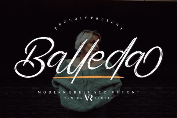 Balleda: A Modern Script Font for Handmade Creations