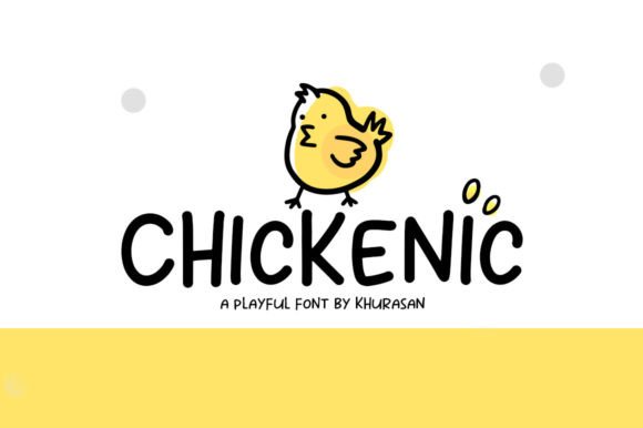Chickenic: A Stylish Display Font for Craft Creations