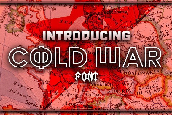 Cold War Font for Editorial Design