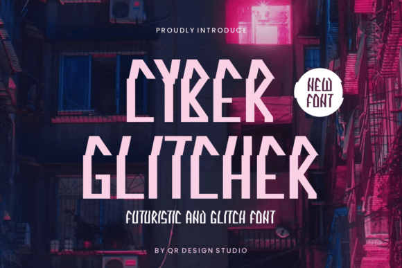 Cyber Glitcher: A Modern Whimsy for Editorial Design