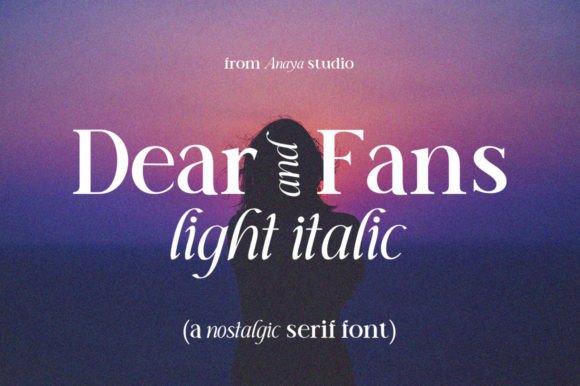 Dear and Fans: A Modern Serif Font for Web Design