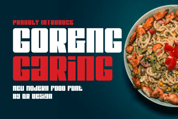 Goreng Garing Font for Professional Branding
