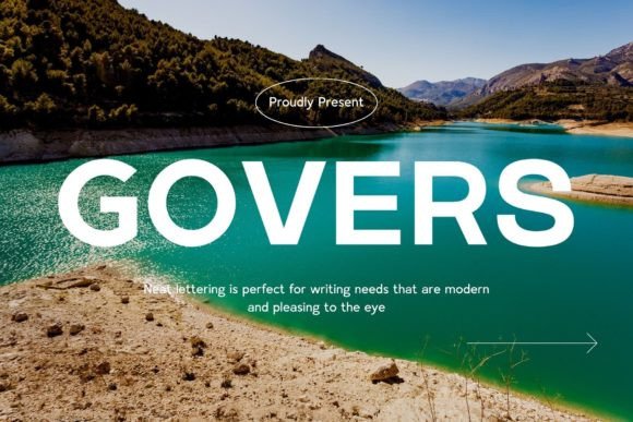 Govers – A Modern Sans Serif Font for Web Design