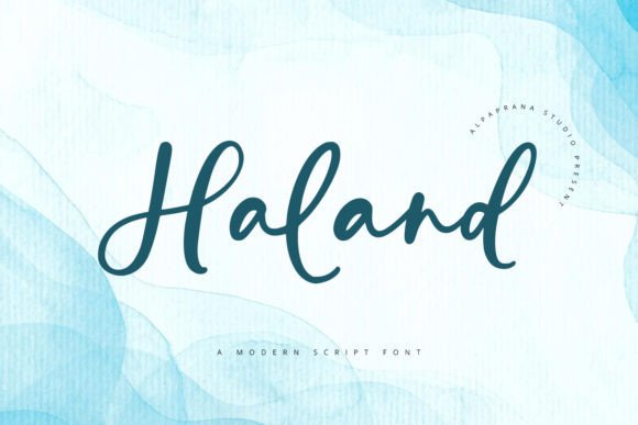 Haland Script: A Modern Font for Branding and Campaigns
