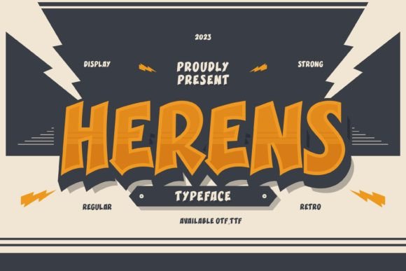 Herens Font for Modern Web Design