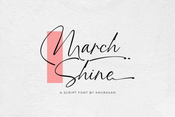 March Shine for Web Design and Brand Typography