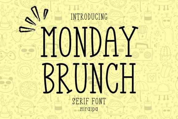 Monday Brunch: A Modern Serif Font for Web Design