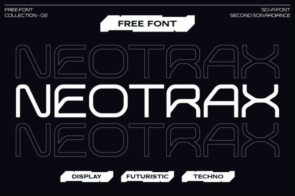 Neotrax: A Futuristic Sans Display Font for Bold Branding