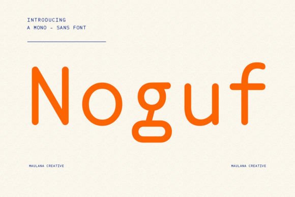Noguf: A Modern Sans Serif Font for Web Design