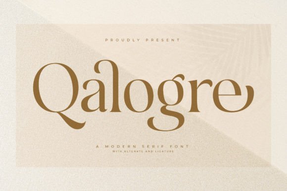Qalogre: A Serif Typeface with Timeless Elegance
