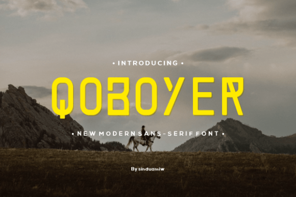 Qoboyer: A Modern Sans Serif Font for Digital Projects