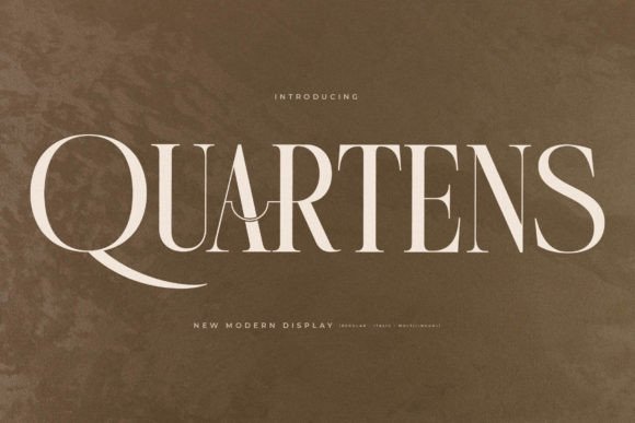 Quartens Serif Font for Handmade Creations