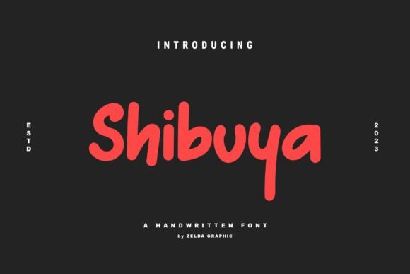Shibuya Font for Handmade Creations