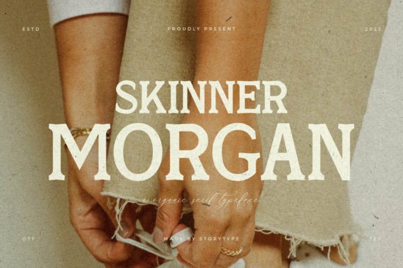 Skinner Morgan: A Serif Font for Luxury Branding and Campaigns
