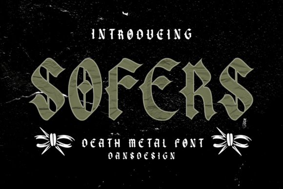 Sofers: A Bold Typeface for Modern Editorial Design
