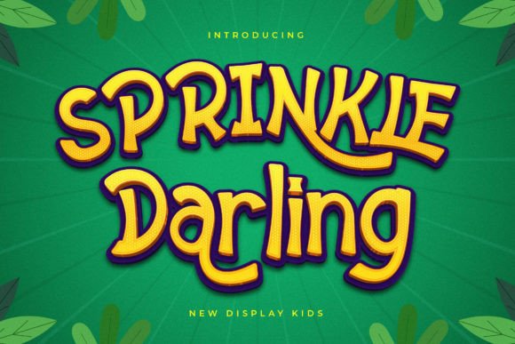 Sprinkle Darling: A Serif Font for Elegant Editorial Design