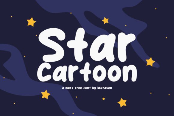 Star Cartoon: A Modern Display Font for Editorial Design