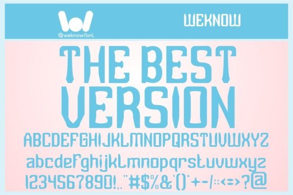 The Best Version: A Modern Display Font for Web Design