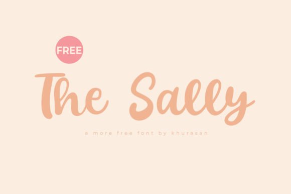 The Sally: A Bold Script Font for Digital Marketing