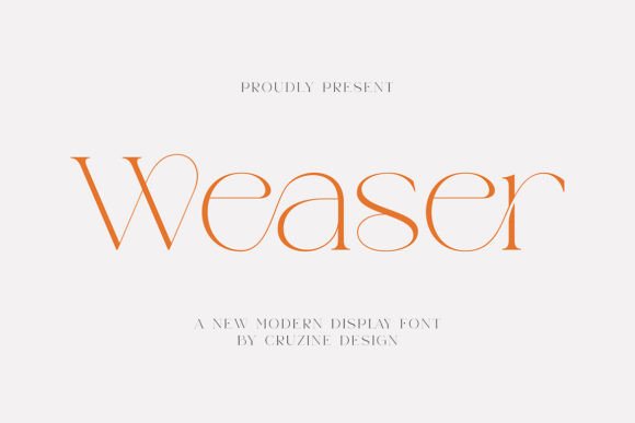 Weaser Sans Serif Font for Modern Web Design